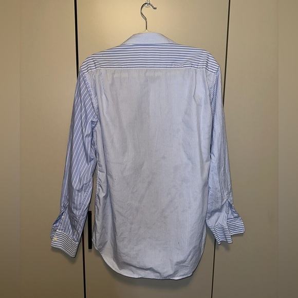 Maison Labiche Blue Breteuil Amour Shirt Size Medium - Picture 9 of 10
